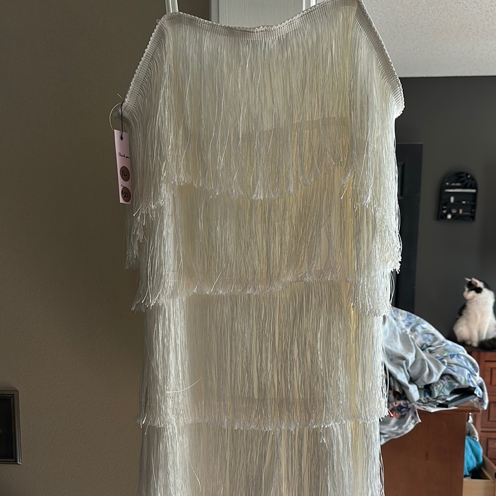 Fringe Layers romper xl
